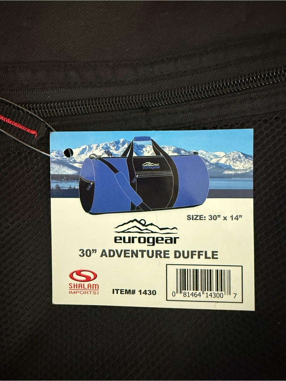 Eurogear 30" Adventure Duffle Bag - Blue